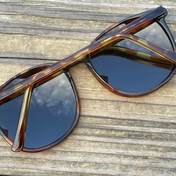Women Sunglasses Brown Tortoise Frame Mirror Lenses Ladies Eye Wear Shades - Picture 8 of 12
